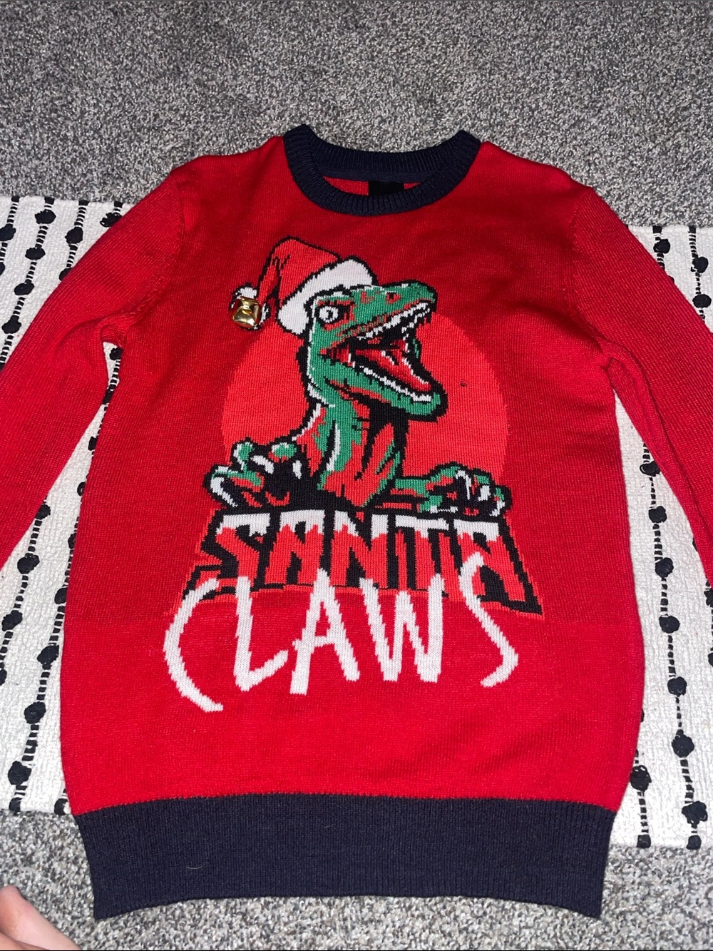 Red 'Santa Claws' Holiday Sweater - Men